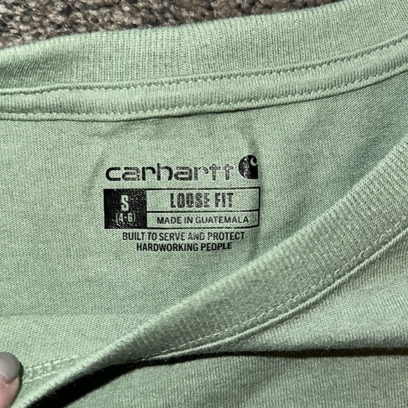 NEW Size Small Carhartt Green T-shirt. New never worn but tag is not attached. - Picture 3 of 3